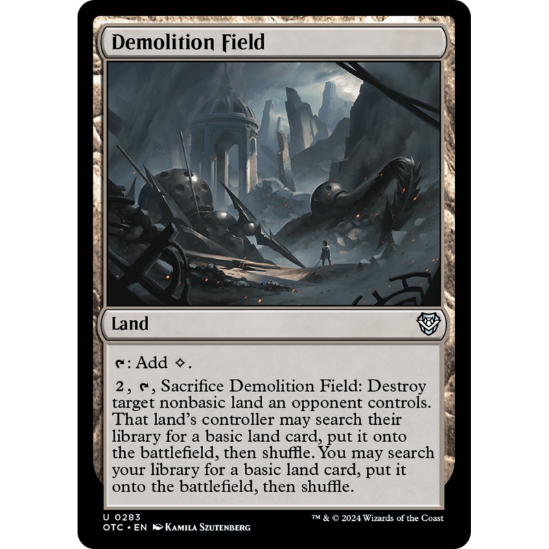Demolition Field [Outlaws of Thunder Junction Commander]