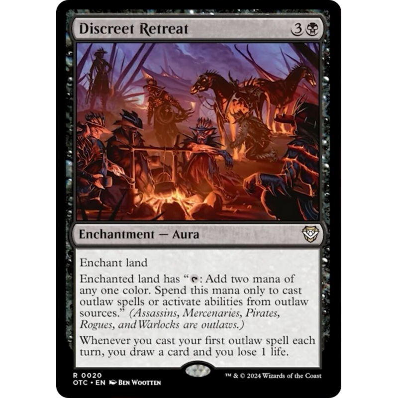 Discreet Retreat [Outlaws of Thunder Junction Commander]