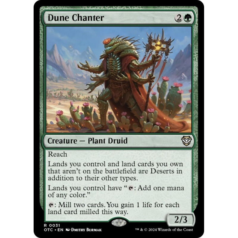 Dune Chanter [Outlaws of Thunder Junction Commander]