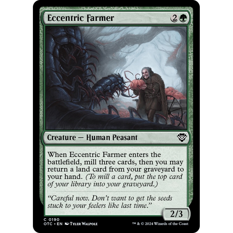 Eccentric Farmer [Outlaws of Thunder Junction Commander]