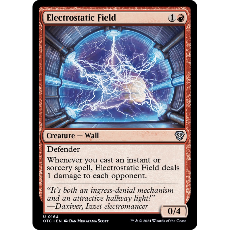 Electrostatic Field [Outlaws of Thunder Junction Commander]