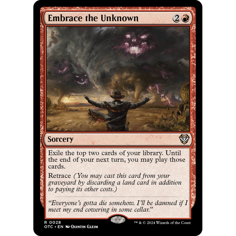 Embrace the Unknown [Outlaws of Thunder Junction Commander]
