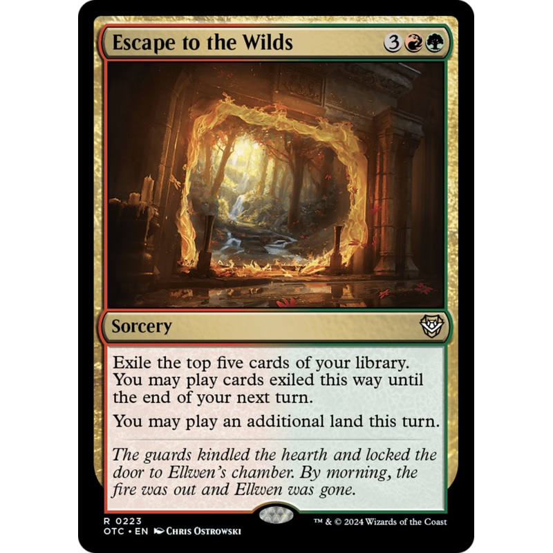 Escape to the Wilds [Outlaws of Thunder Junction Commander]