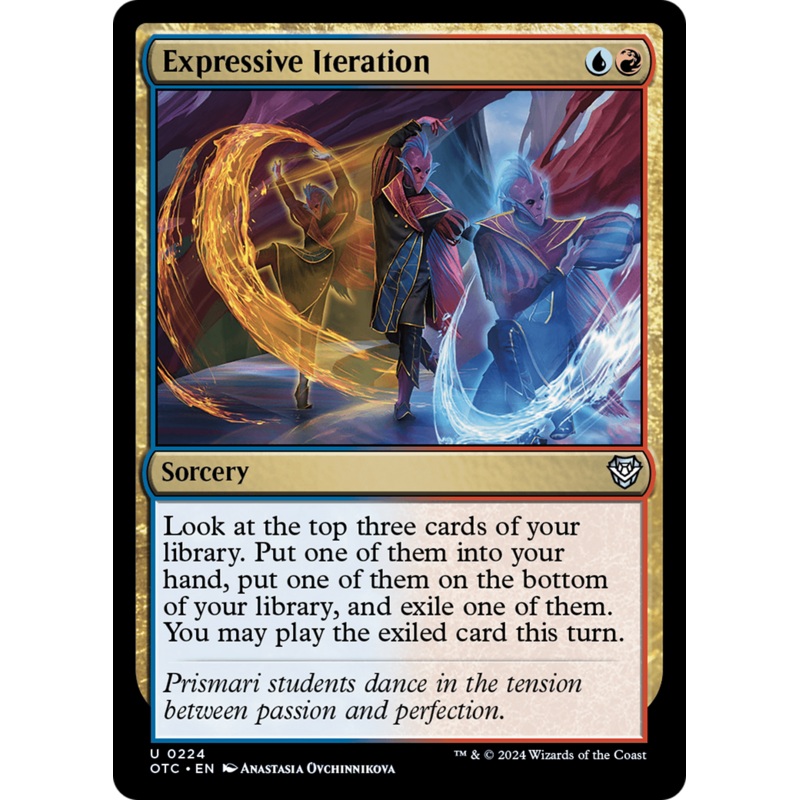 Expressive Iteration [Outlaws of Thunder Junction Commander]