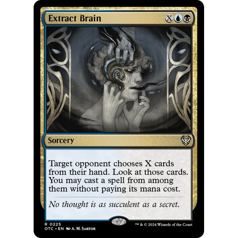 Extract Brain [Outlaws of Thunder Junction Commander]