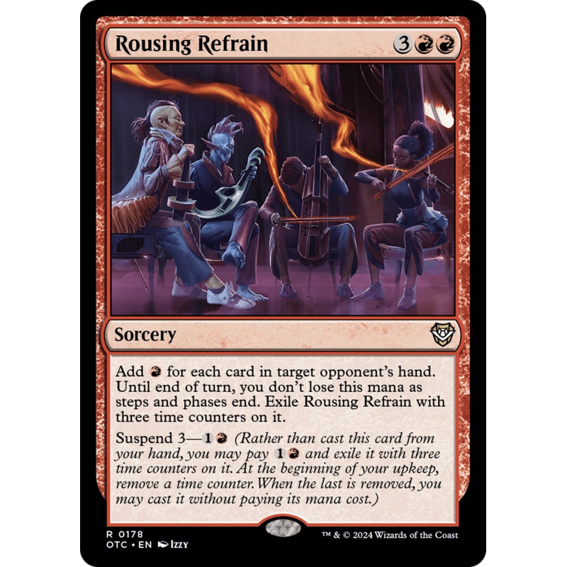 Rousing Refrain [Outlaws of Thunder Junction Commander]