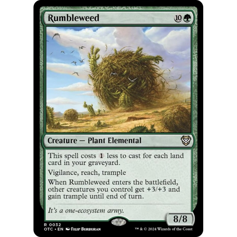 Rumbleweed [Outlaws of Thunder Junction Commander]