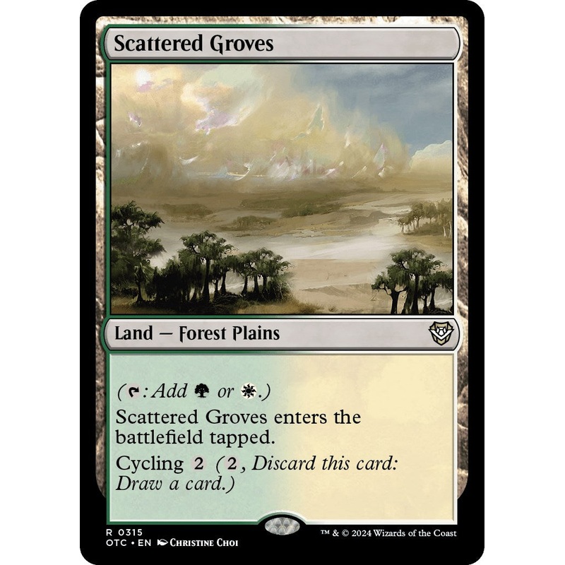 Scattered Groves [Outlaws of Thunder Junction Commander]
