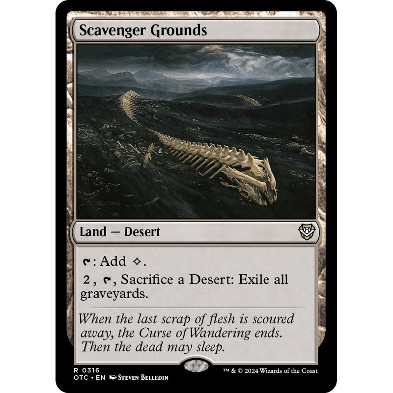 Scavenger Grounds [Outlaws of Thunder Junction Commander]