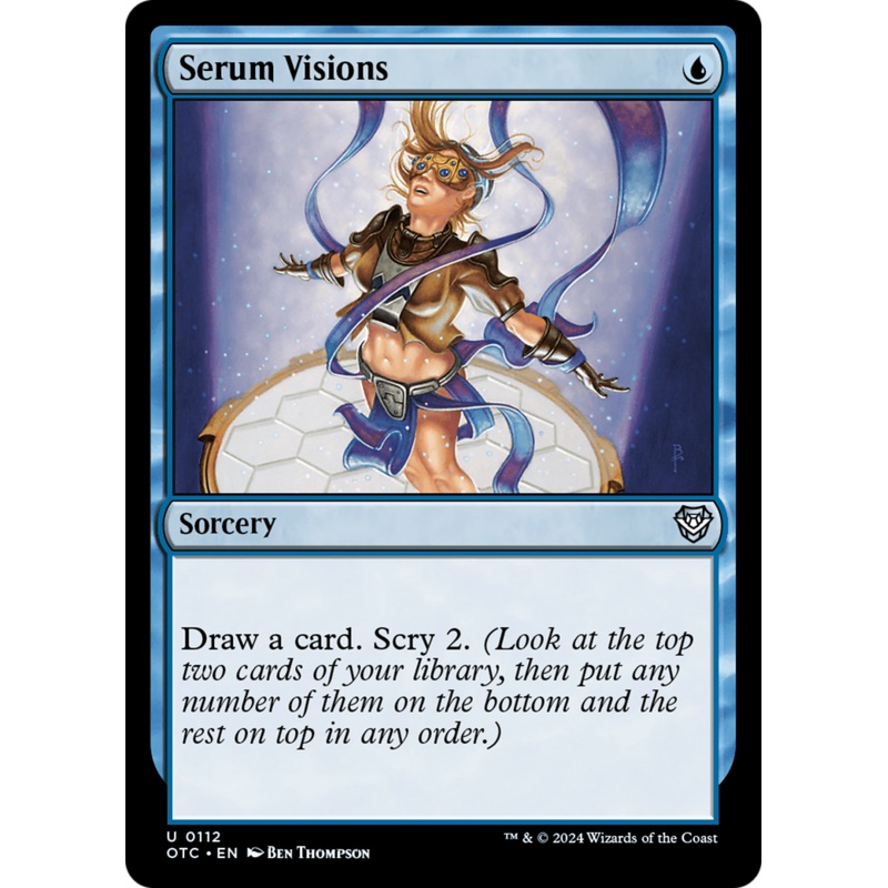 Serum Visions [Outlaws of Thunder Junction Commander]