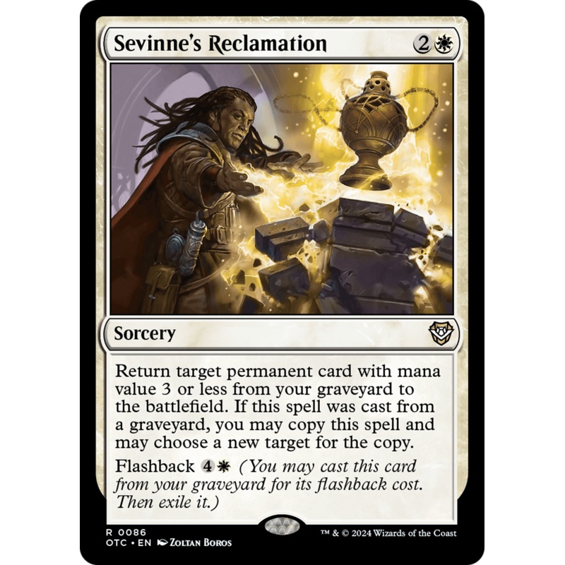 Sevinne's Reclamation [Outlaws of Thunder Junction Commander]