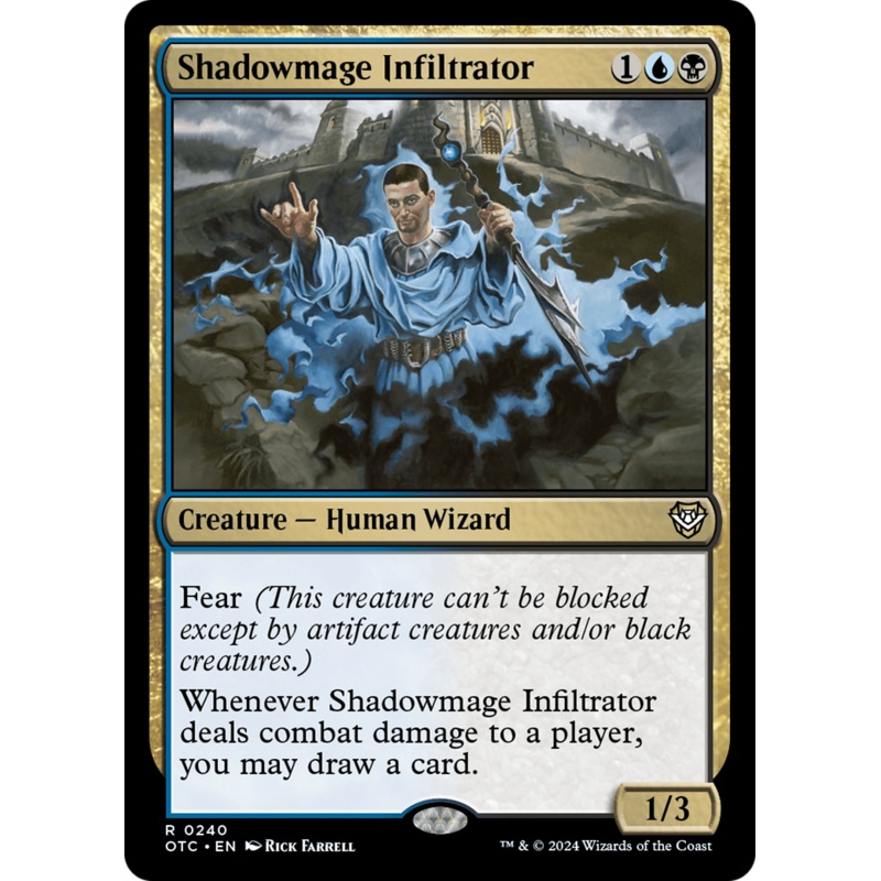 Shadowmage Infiltrator [Outlaws of Thunder Junction Commander]