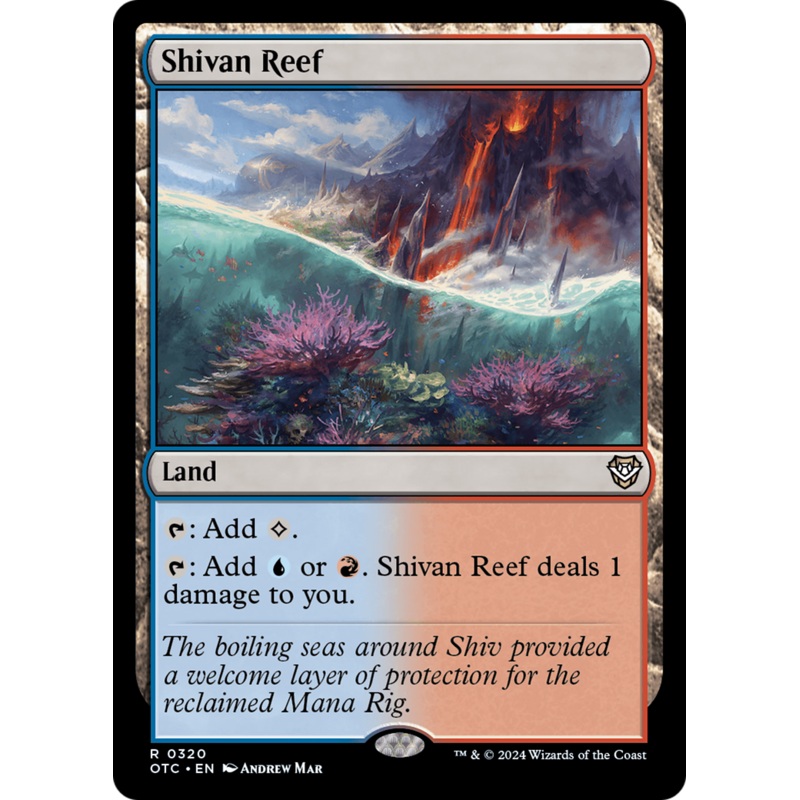 Shivan Reef [Outlaws of Thunder Junction Commander]