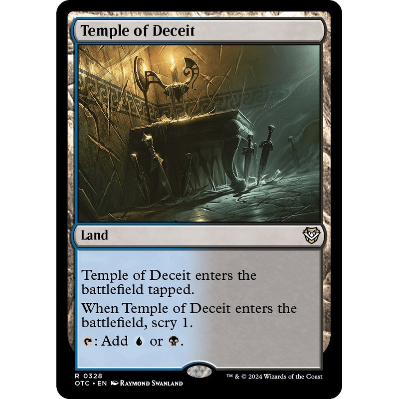 Temple of Deceit [Outlaws of Thunder Junction Commander]