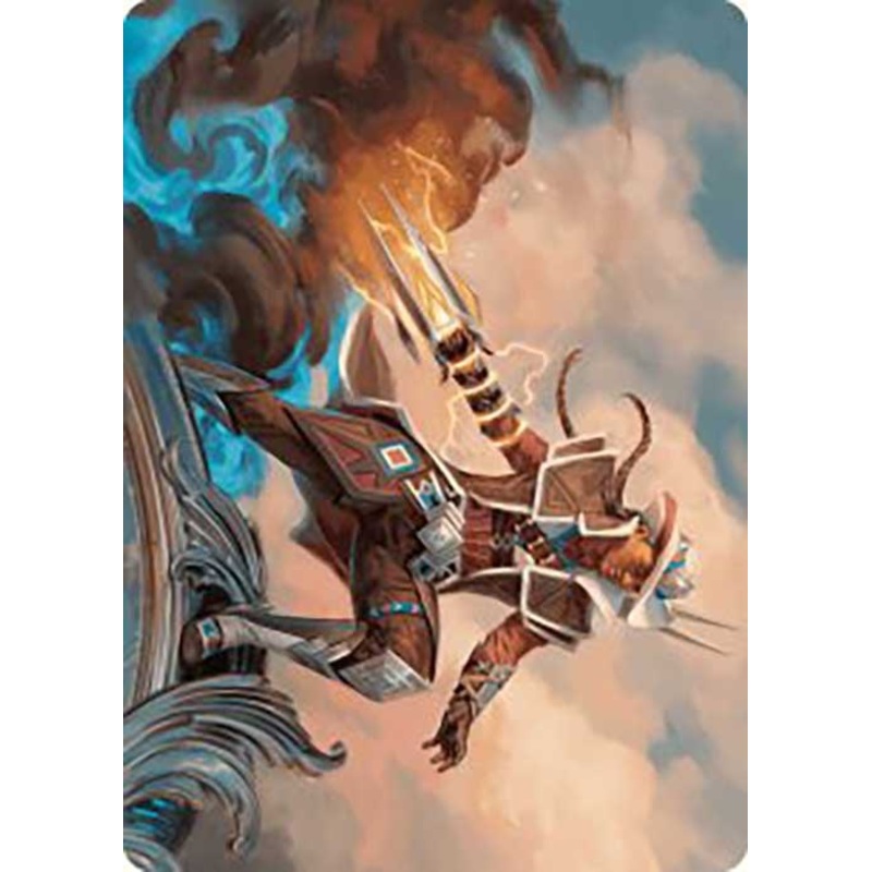 Annie Flash, the Veteran Art Card [Outlaws of Thunder Junction Art Series]