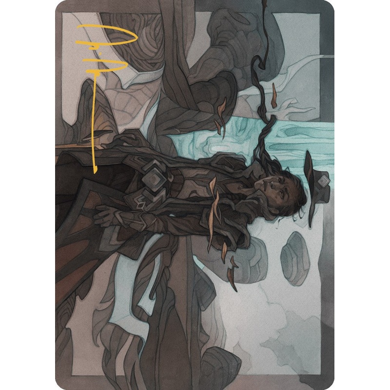 Annie Joins Up Art Card (Gold-Stamped Signature) [Outlaws of Thunder Junction Art Series]