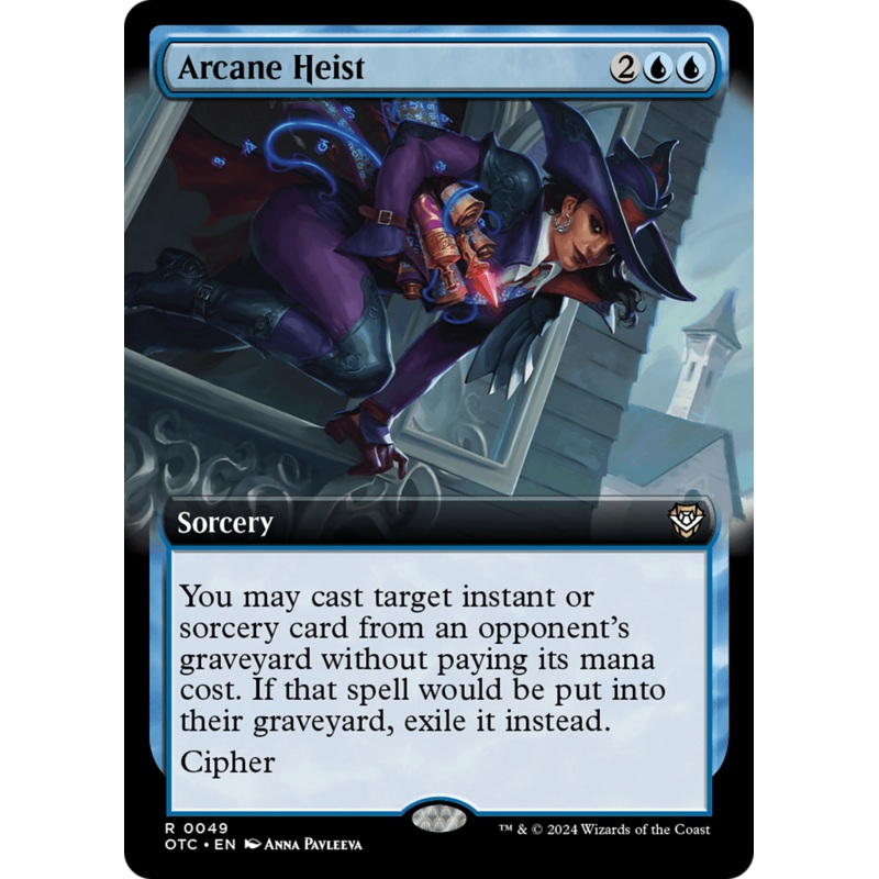 Arcane Heist (Extended Art) [Outlaws of Thunder Junction Commander]