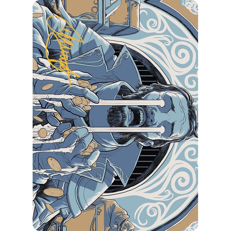 Archive Trap Art Card (Gold-Stamped Signature) [Outlaws of Thunder Junction Art Series]