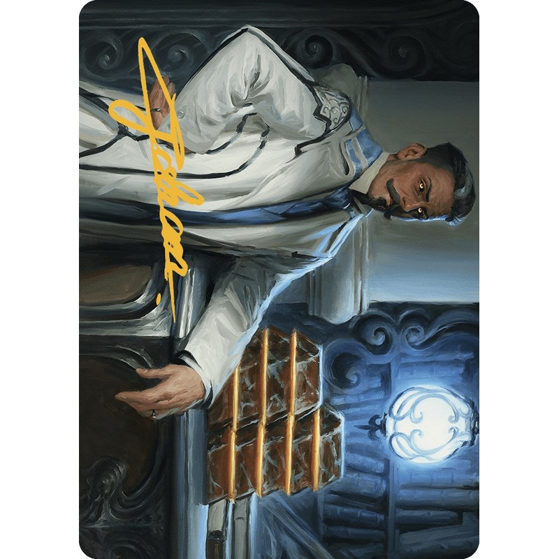 Baron Bertram Graywater Art Card (Gold-Stamped Signature) [Outlaws of Thunder Junction Art Series]