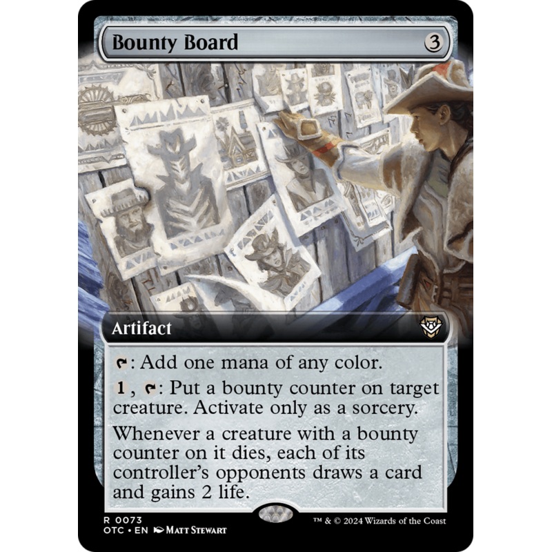 Bounty Board (Extended Art) [Outlaws of Thunder Junction Commander]