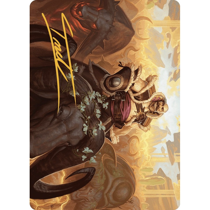 Bruse Tarl, Roving Rancher Art Card (Gold-Stamped Signature) [Outlaws of Thunder Junction Art Series]
