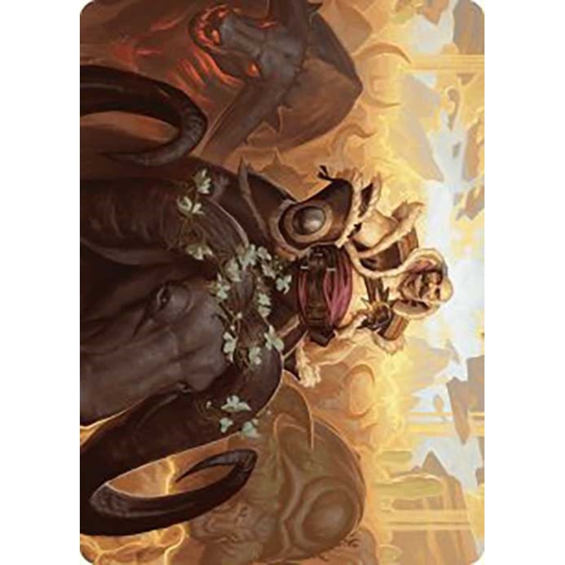 Bruse Tarl, Roving Rancher Art Card [Outlaws of Thunder Junction Art Series]