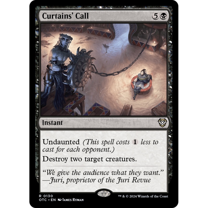 Curtains' Call [Outlaws of Thunder Junction Commander]