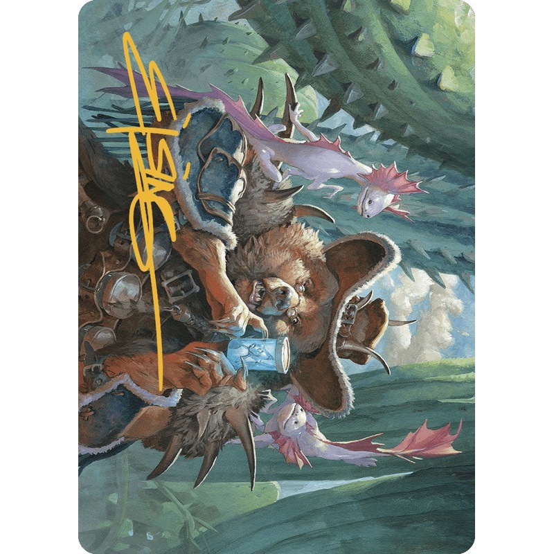 Doc Aurlock, Grizzled Genius Art Card (Gold-Stamped Signature) [Outlaws of Thunder Junction Art Series]