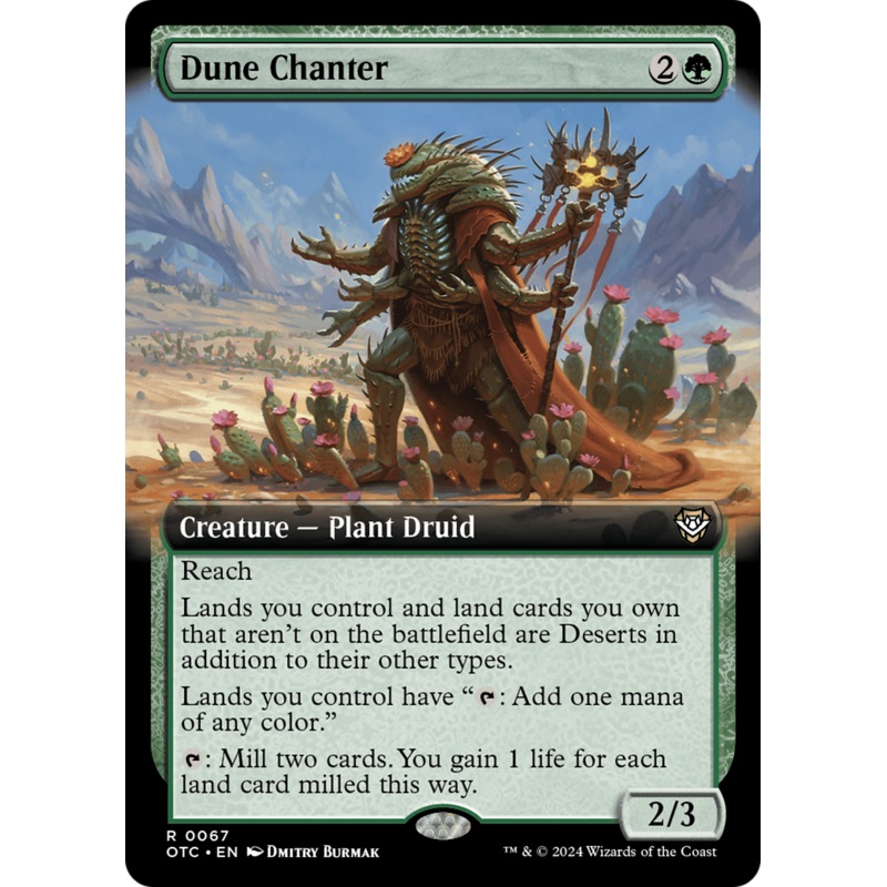 Dune Chanter (Extended Art) [Outlaws of Thunder Junction Commander]