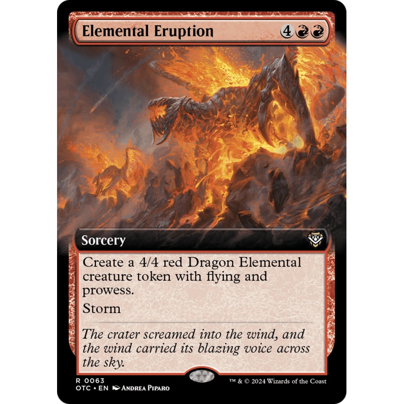 Elemental Eruption (Extended Art) [Outlaws of Thunder Junction Commander]
