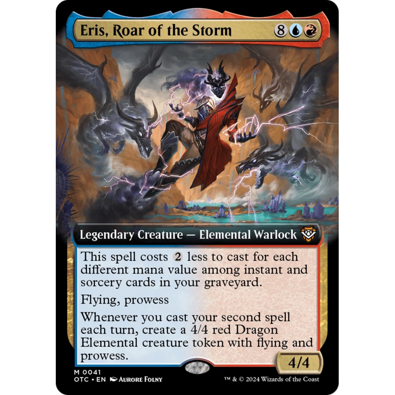Eris, Roar of the Storm (Extended Art) [Outlaws of Thunder Junction Commander]