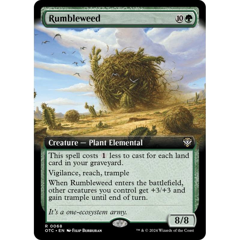Rumbleweed (Extended Art) [Outlaws of Thunder Junction Commander]
