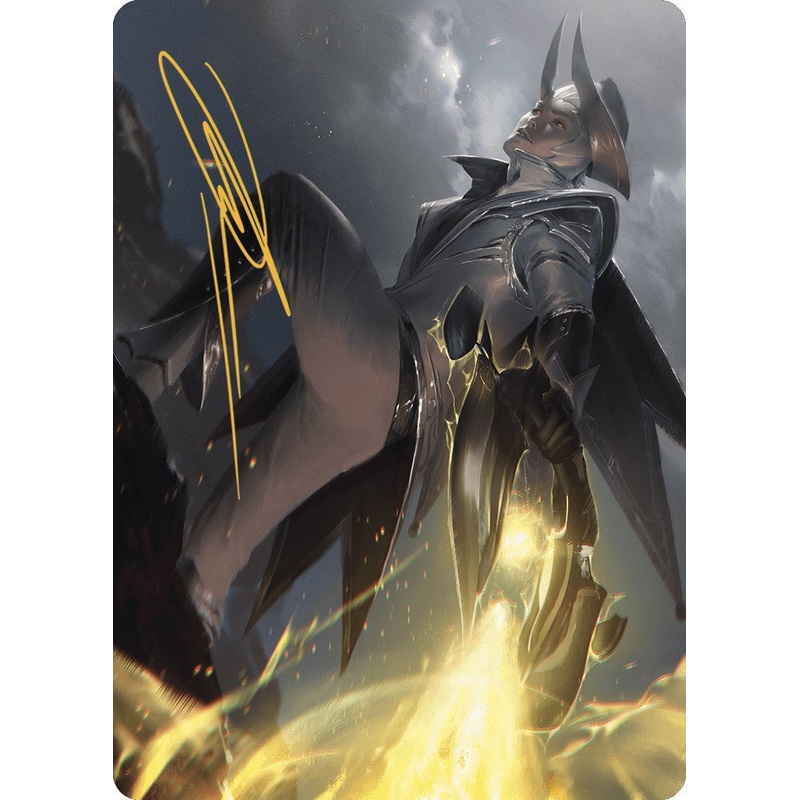 Ruthless Lawbringer Art Card (Gold-Stamped Signature) [Outlaws of Thunder Junction Art Series]