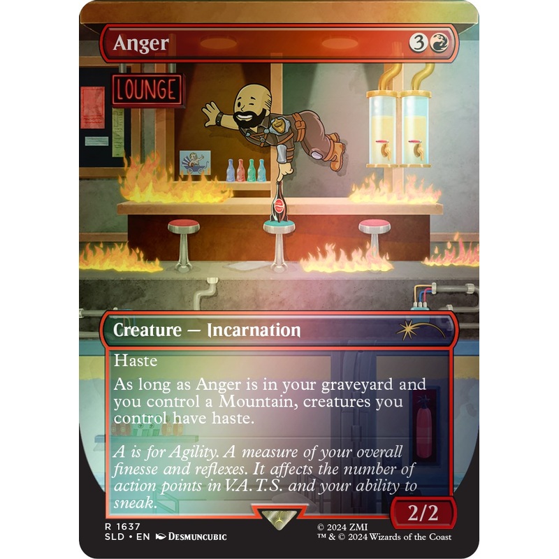Anger (Rainbow Foil) [Secret Lair Drop Series]