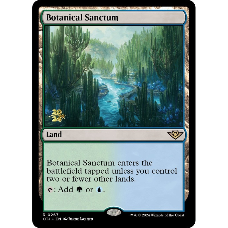 Botanical Sanctum (OTJ) [Outlaws of Thunder Junction Prerelease Promos]