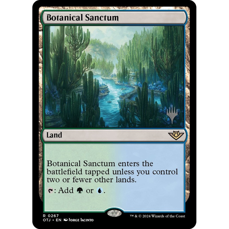 Botanical Sanctum (Promo Pack) [Outlaws of Thunder Junction Promos]