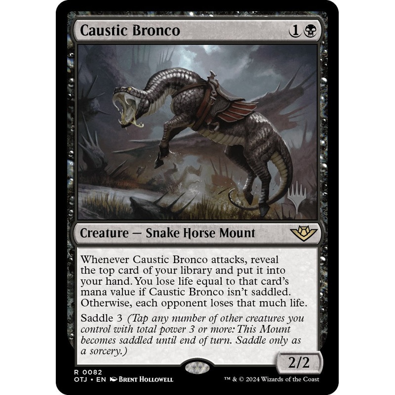 Caustic Bronco (Promo Pack) [Outlaws of Thunder Junction Promos]