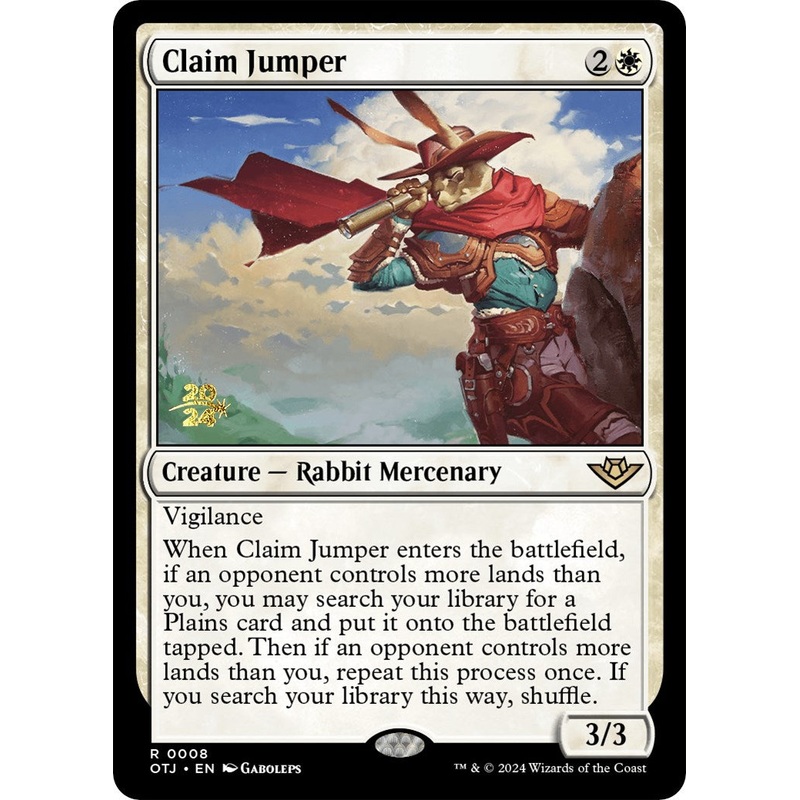 Claim Jumper [Outlaws of Thunder Junction Prerelease Promos]