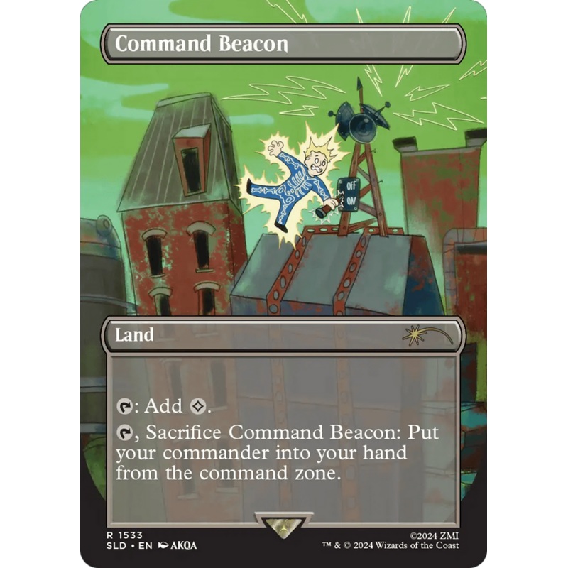 Command Beacon (Rainbow Foil) [Secret Lair Drop Series]