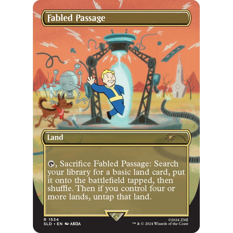 Fabled Passage (1534) (Rainbow Foil) [Secret Lair Drop Series]