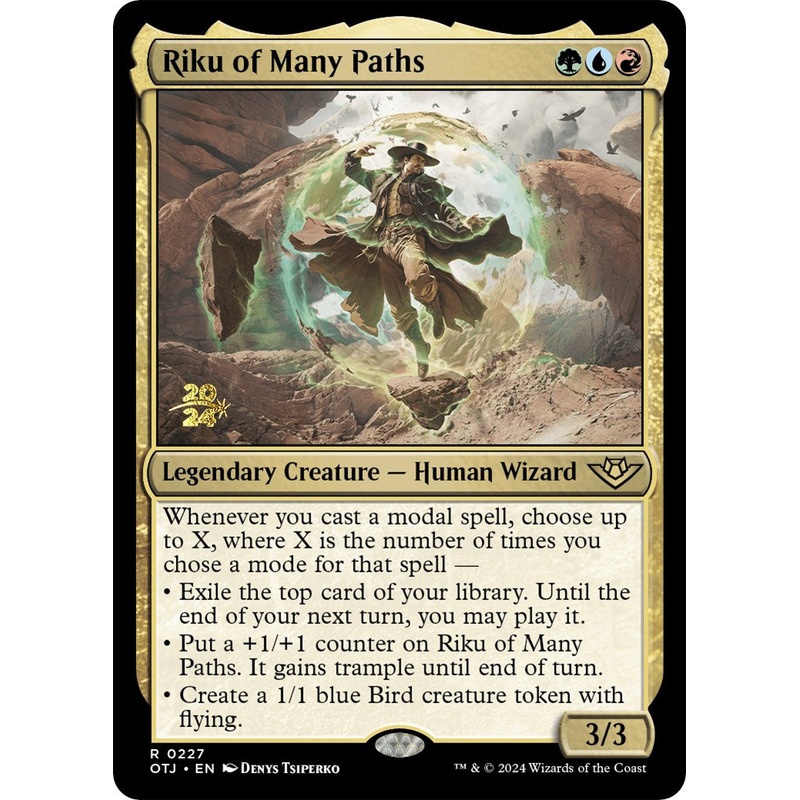 Riku of Many Paths [Outlaws of Thunder Junction Prerelease Promos]