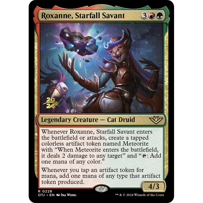 Roxanne, Starfall Savant [Outlaws of Thunder Junction Prerelease Promos]