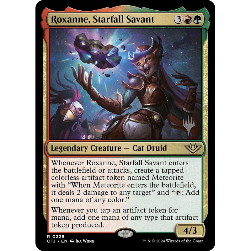 Roxanne, Starfall Savant (Promo Pack) [Outlaws of Thunder Junction Promos]