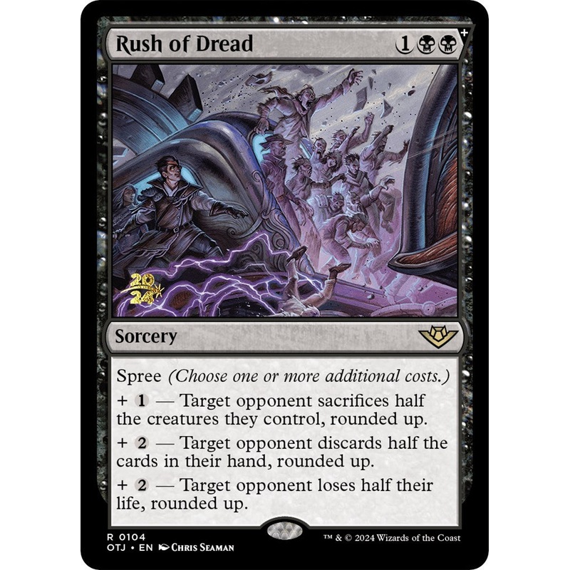 Rush of Dread [Outlaws of Thunder Junction Prerelease Promos]