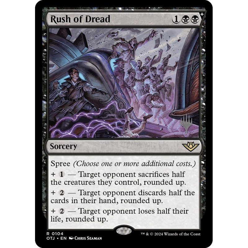 Rush of Dread (Promo Pack) [Outlaws of Thunder Junction Promos]