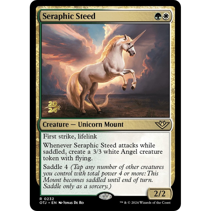 Seraphic Steed [Outlaws of Thunder Junction Prerelease Promos]