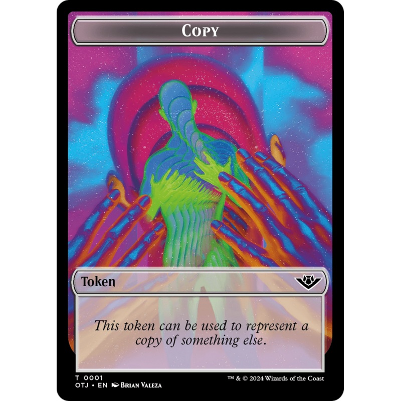 Copy // Plot Double-Sided Token [Outlaws of Thunder Junction Tokens]