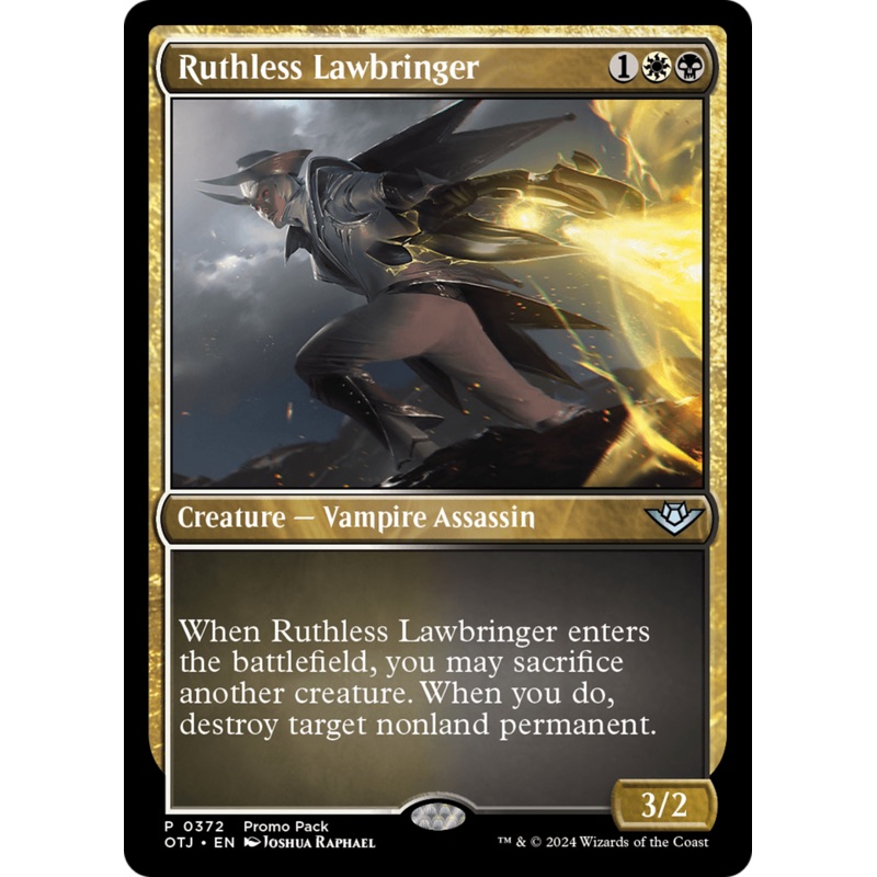 Ruthless Lawbringer (Promo Pack) [Outlaws of Thunder Junction Promos]