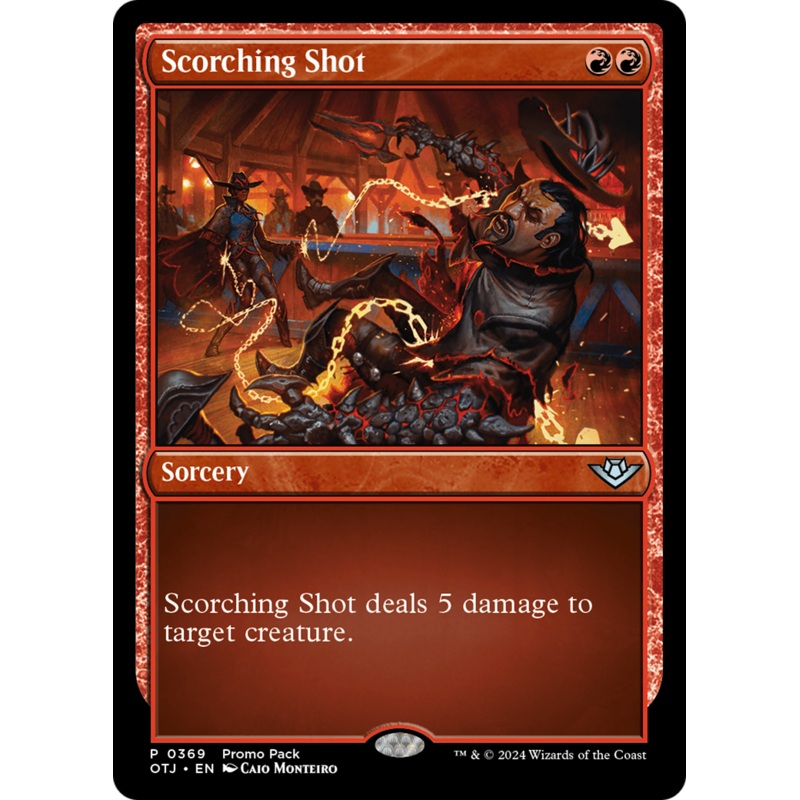 Scorching Shot (Promo Pack) [Outlaws of Thunder Junction Promos]