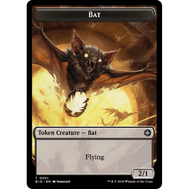 Bat Token [Outlaws of Thunder Junction: The Big Score Tokens]